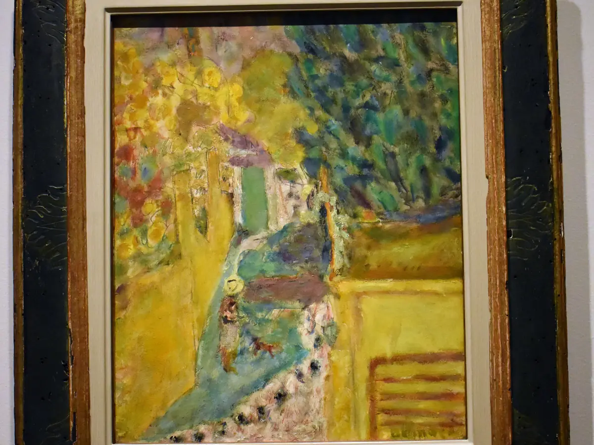 L'Escalier du Cannet, tableau de Pierre Bonnard