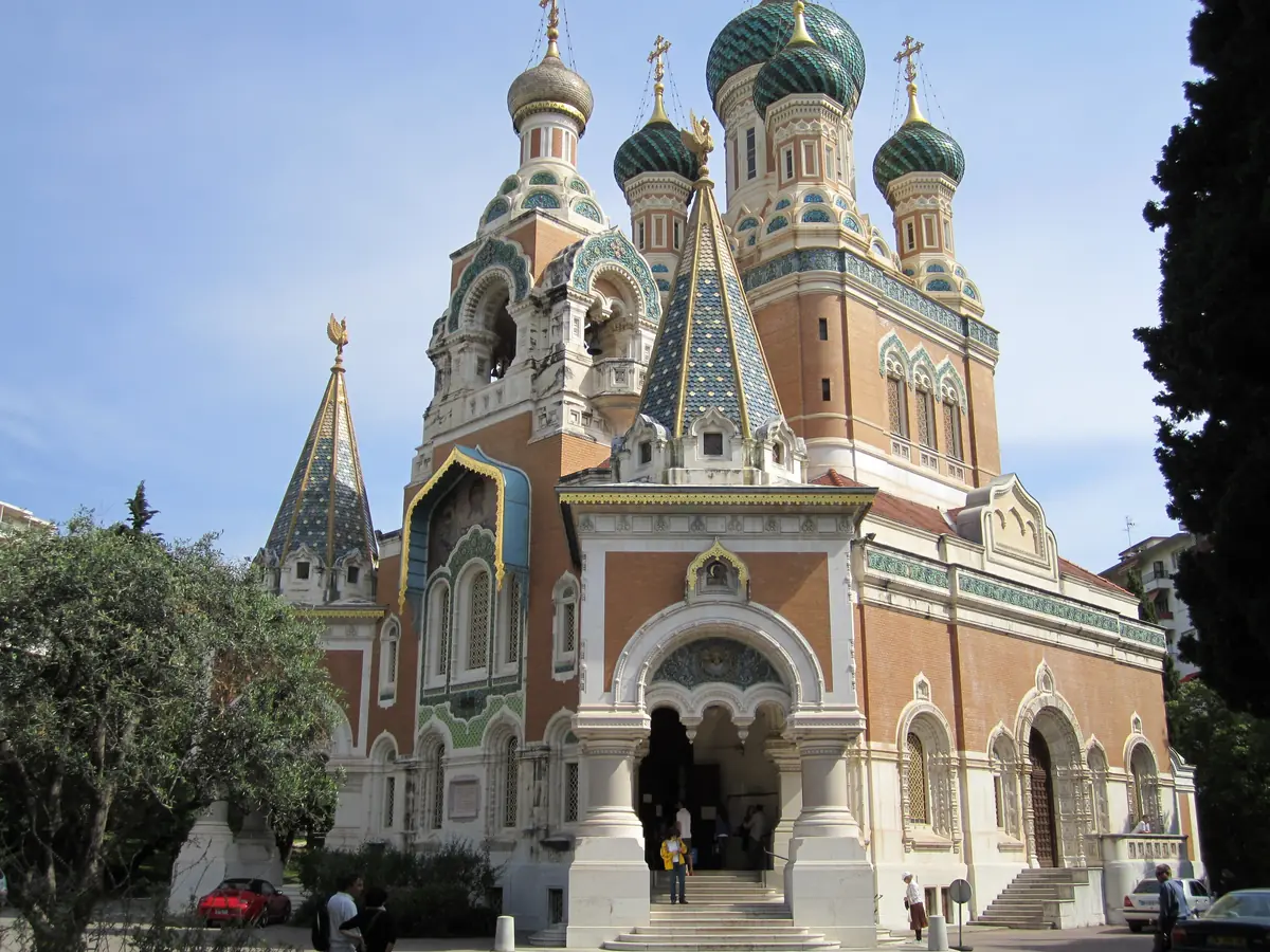 La cathédrale orthodoxe russe Saint-Nicolas de Nice et ses coupoles