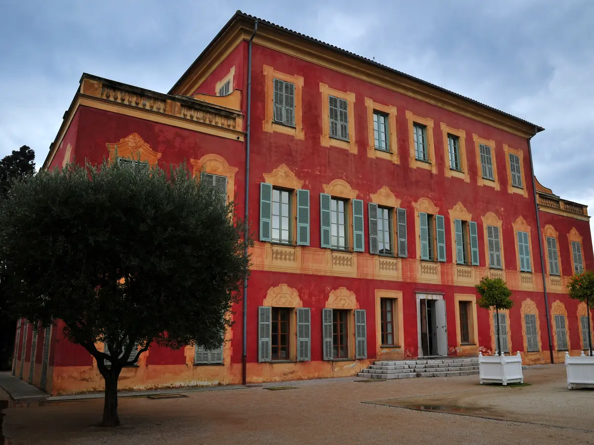 La villa rouge du musée Matisse à Cimiez, Nice